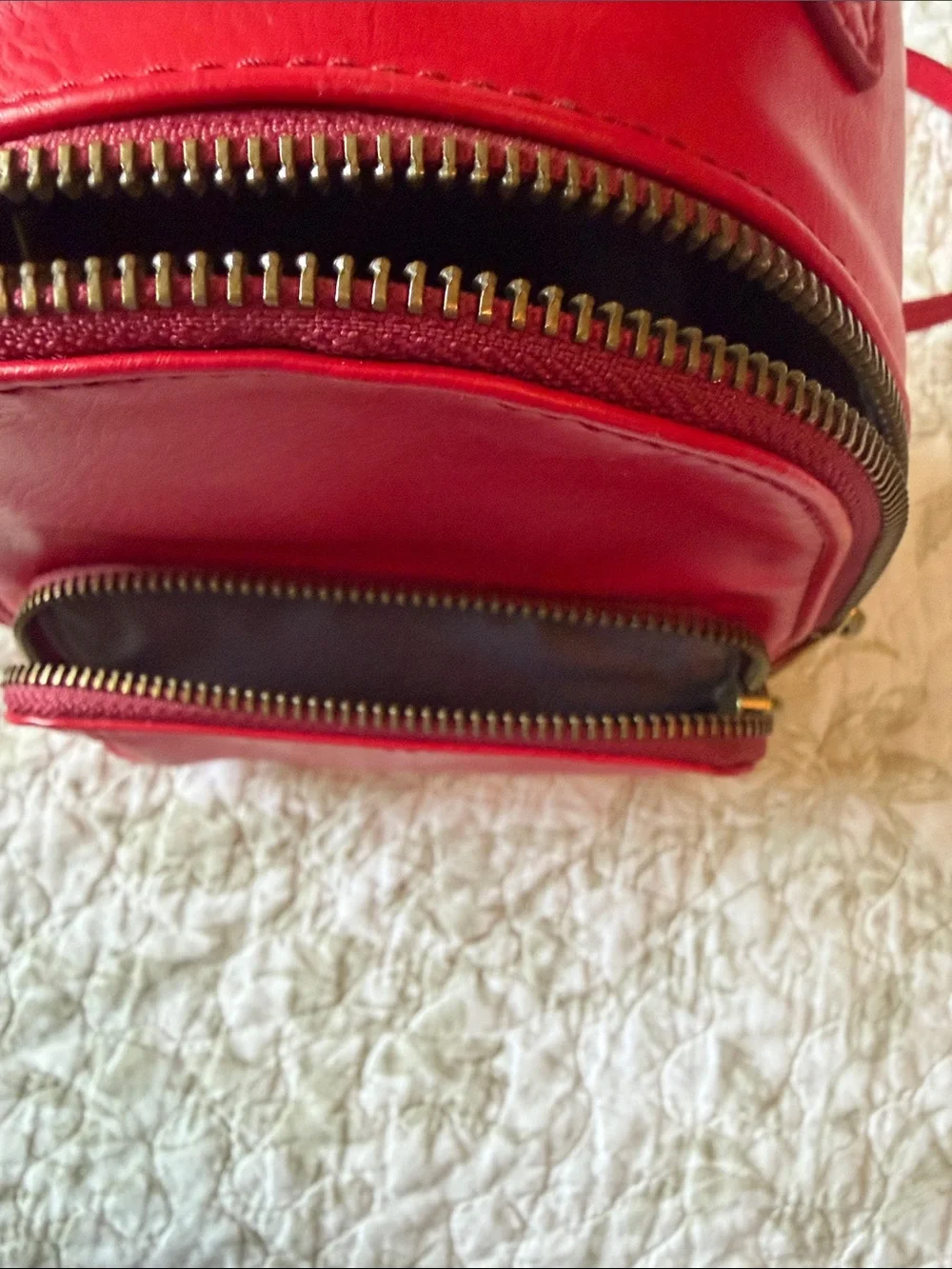 Fossil Red Mini Backpack